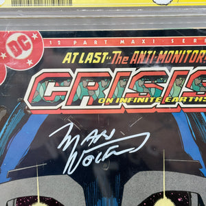 CGC Signature Series 6.0 Crisis on Infinite Earths #6 Signed By Marv Wolfman FRENLY BRICKS - Open 7 Days