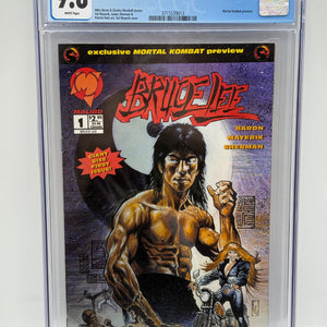 Bruce Lee #1 CGC 9.8 Rare 1994 Malibu Comics Mortal Kombat Preview FRENLY BRICKS - Open 7 Days