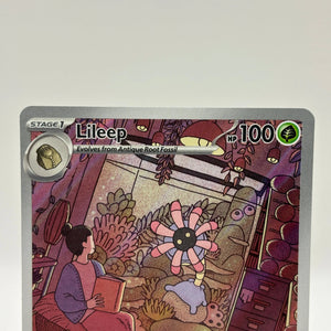 Pokemon TCG Stellar Crown - Lileep 145/142 Art Rare NM FRENLY BRICKS - Open 7 Days