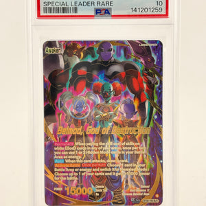 2025 Dragon Ball Super Masters - Belmod, God of Destruction BT28-106 SLR PSA 10 FRENLY BRICKS - Open 7 Days