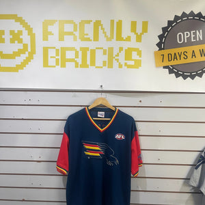 AFL FUBU THE COLLECTION Rare Adelaide Crows Vintage Shirt Medium FRENLY BRICKS - Open 7 Days