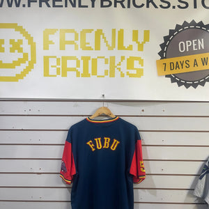 AFL FUBU THE COLLECTION Rare Adelaide Crows Vintage Shirt Medium FRENLY BRICKS - Open 7 Days