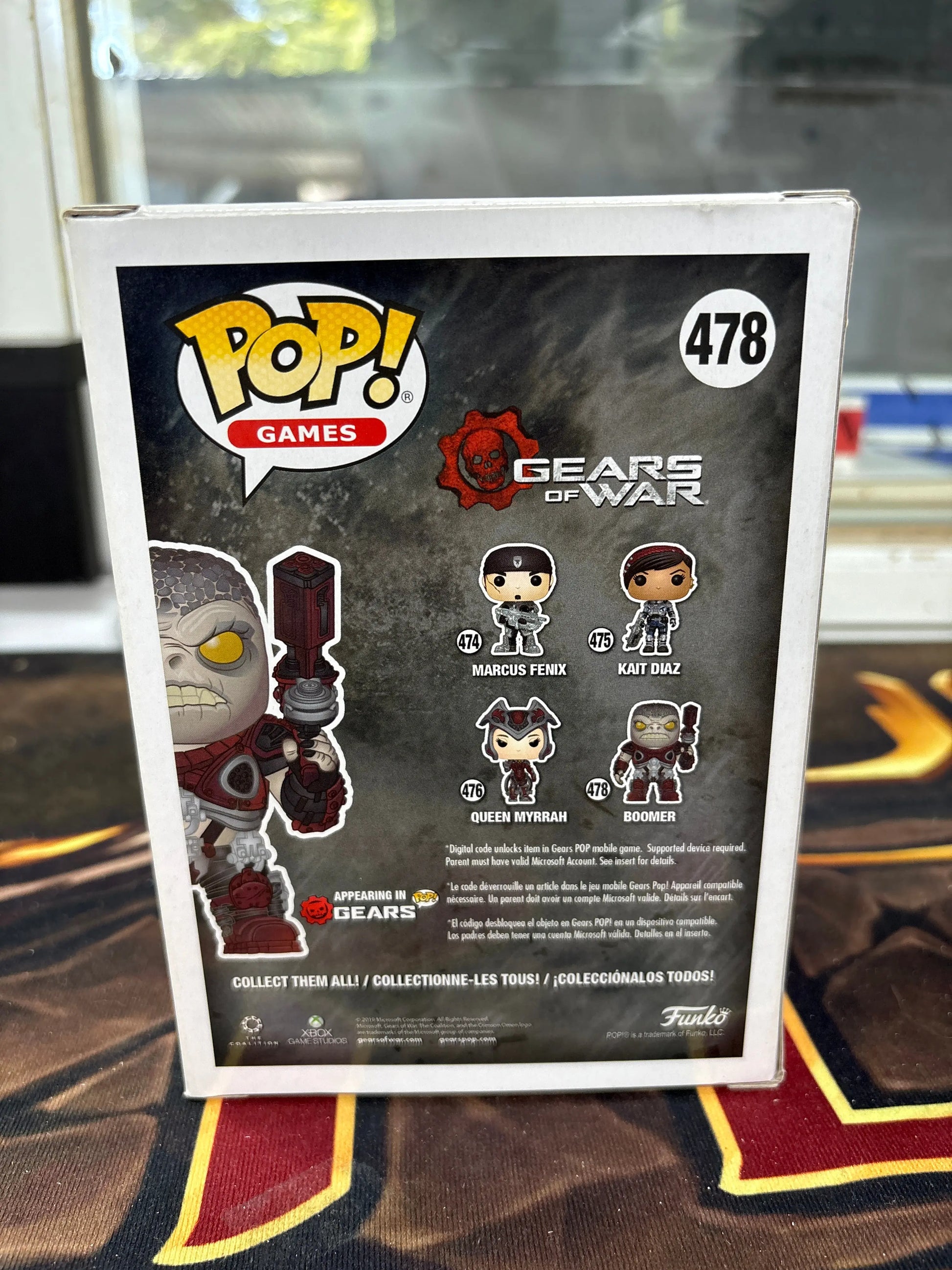 Funko POP! Vinyl: Gears of War - Boomer #478 FRENLY BRICKS - Open 7 Days