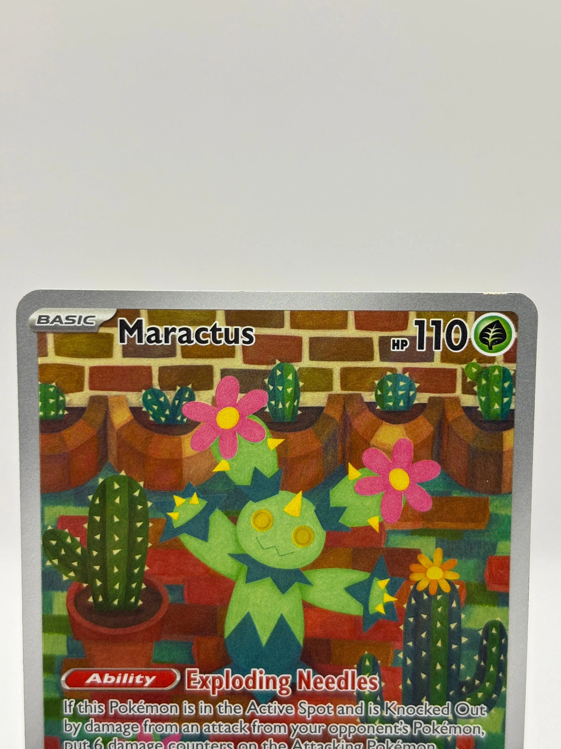 Pokemon TCG Journey Together - Maractus 160/159 Art Rare LP FRENLY BRICKS - Open 7 Days