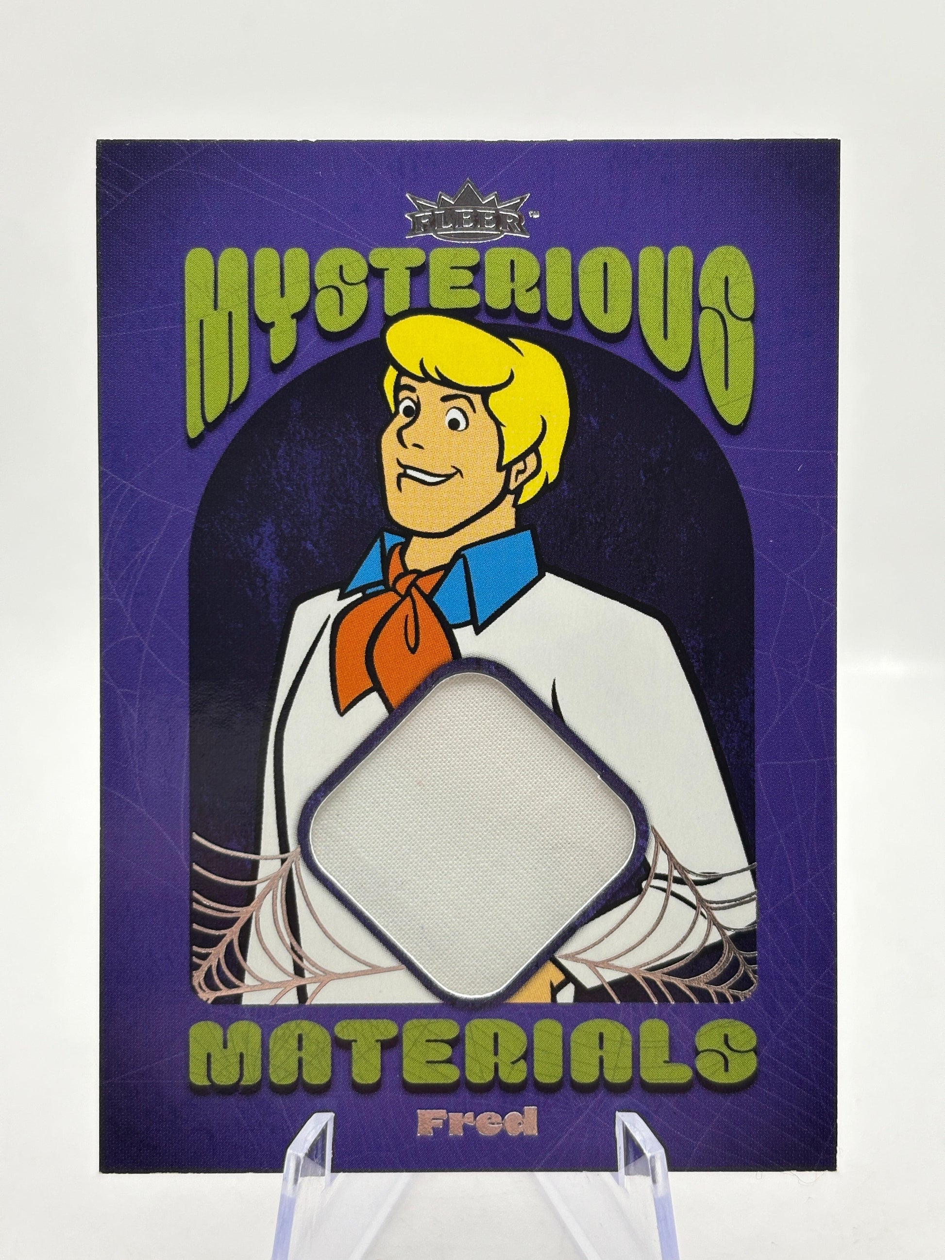 2025 Fleer Scooby-Doo FRED - Mysterious Materials  Relic MY-1 FRENLY BRICKS - Open 7 Days