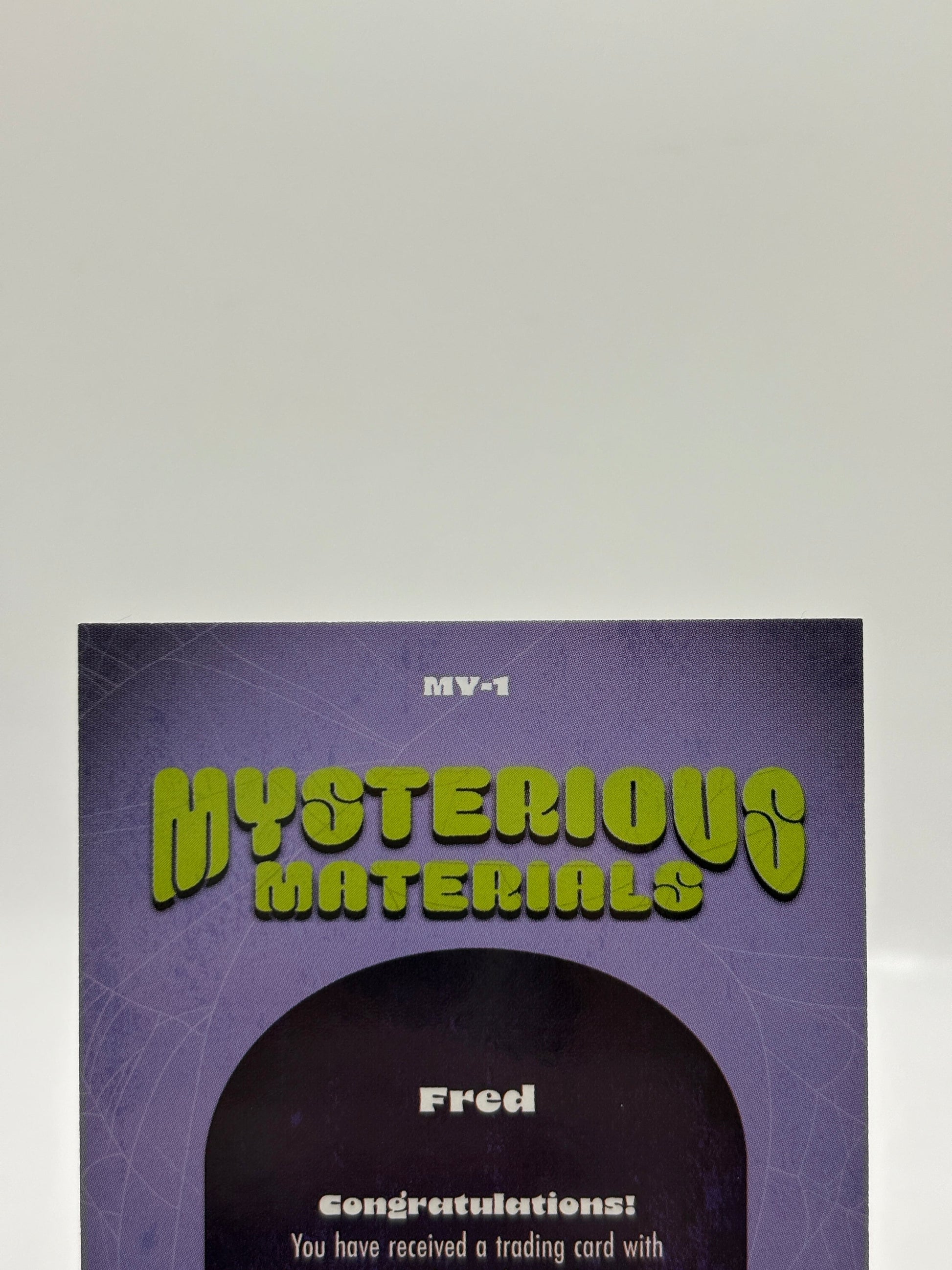 2025 Fleer Scooby-Doo FRED - Mysterious Materials  Relic MY-1 FRENLY BRICKS - Open 7 Days