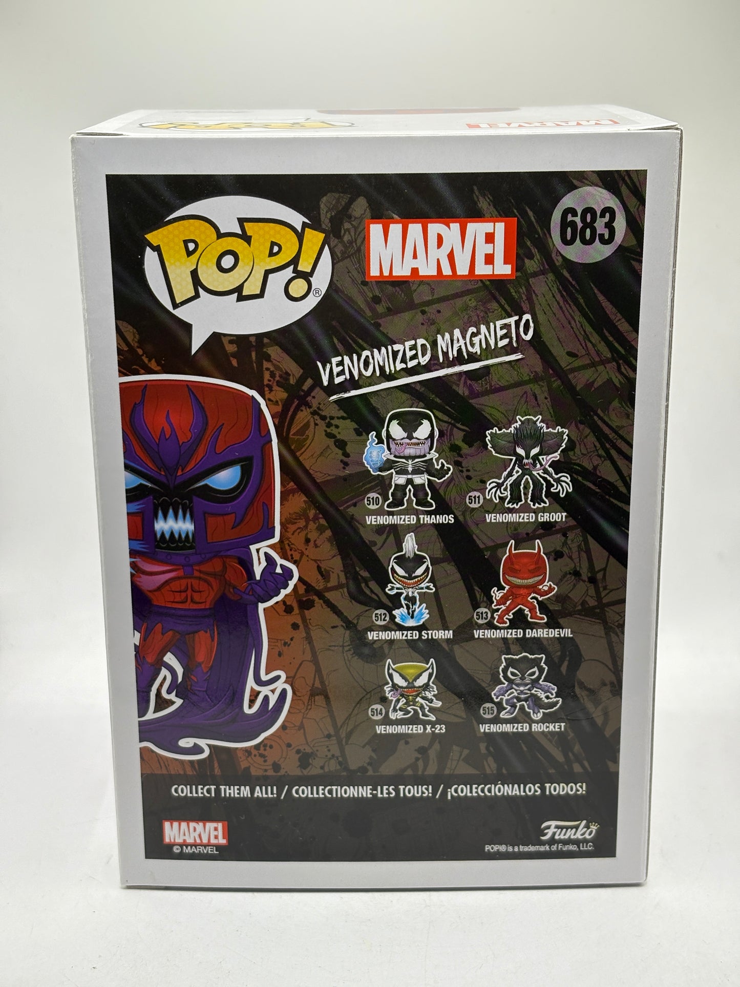Funko POP! Marvel Venom #683 Venomized Magneto 2020 Fall Con Limited image 3