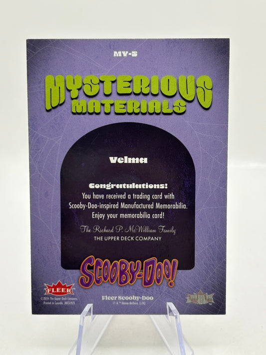 2024 Fleer Scooby-Doo Velma Mysterious Materials Relic Card MY-5 FRENLY BRICKS - Open 7 Days