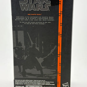 Hasbro Star Wars The Black Series - #02 Darth Maul Action Figure Sealed FRENLY BRICKS - Open 7 Days