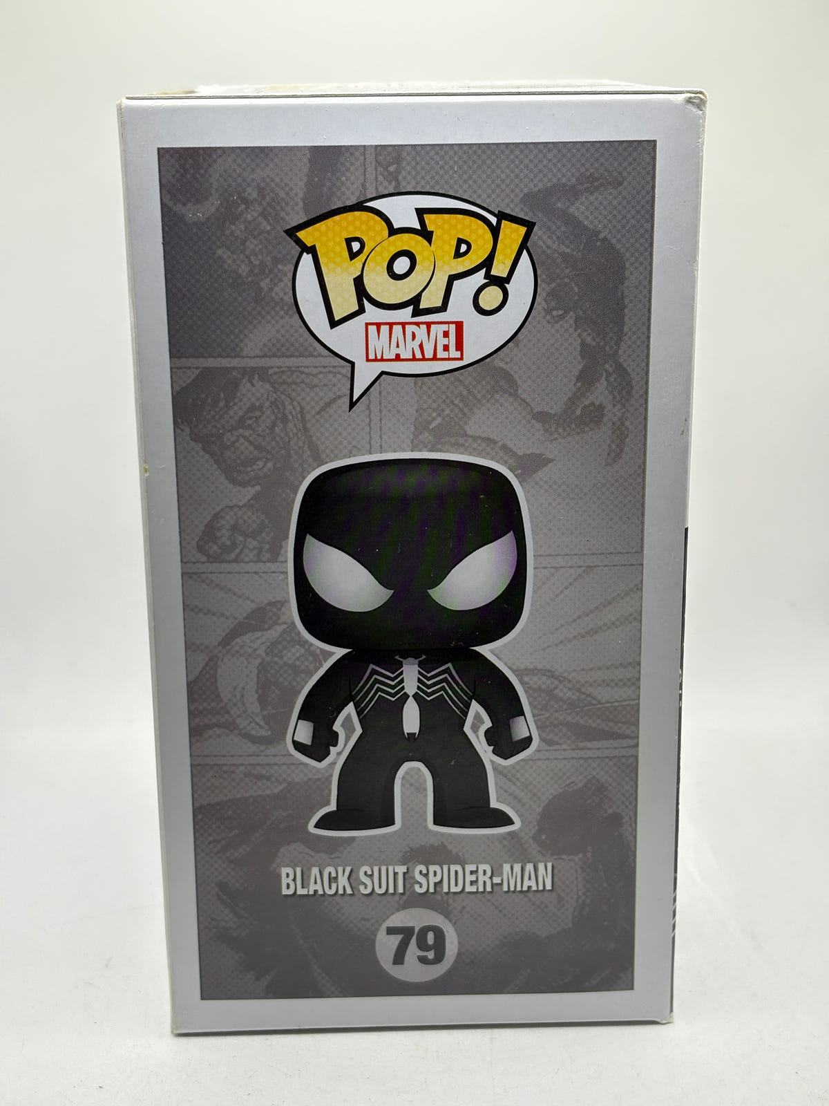 Funko POP! Marvel Spider-Man #79 Black Suit Spider-Man Glow, photo 4 image 4