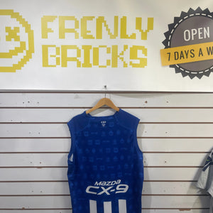 AFL 150 Years North Melbourne Kangaroos Canterbury Jersey 2XL FRENLY BRICKS - Open 7 Days