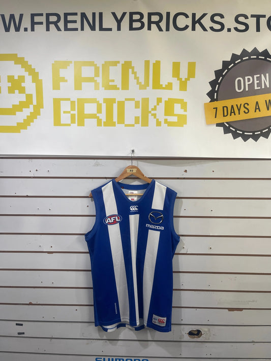 AFL North Melbourne Kangaroos Canterbury Jersey Medium FRENLY BRICKS - Open 7 Days
