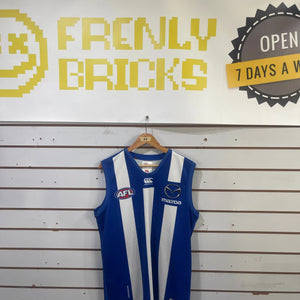 AFL North Melbourne Kangaroos Canterbury Jersey Medium FRENLY BRICKS - Open 7 Days