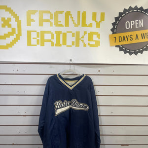 NCAA Vintage Steve and Barrys Notre Dame Wet Weather Jacket Large FRENLY BRICKS - Open 7 Days