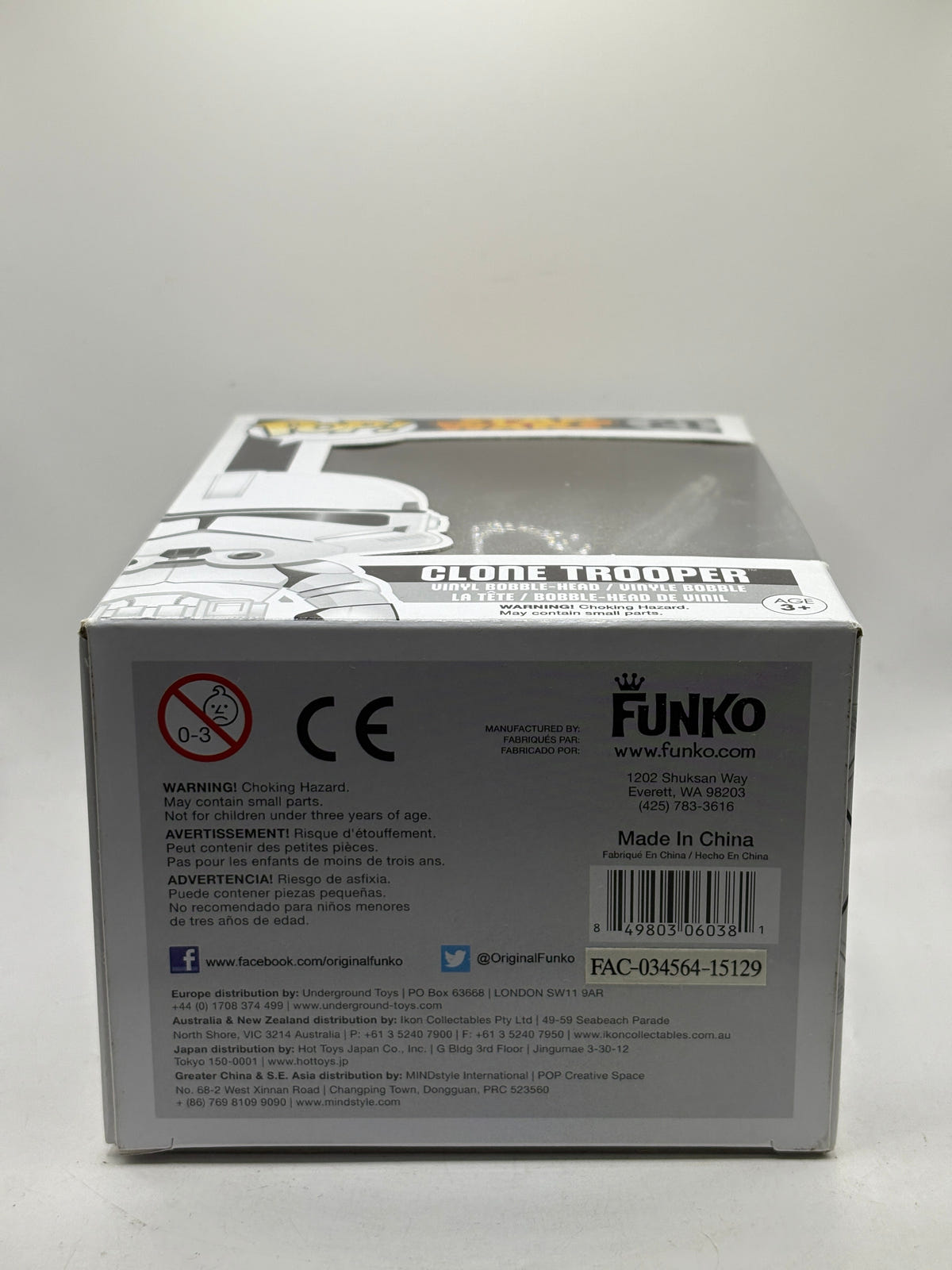 Funko POP! Star Wars #21 Clone Trooper Vinyl Bobble-Head, photo 6 image 6