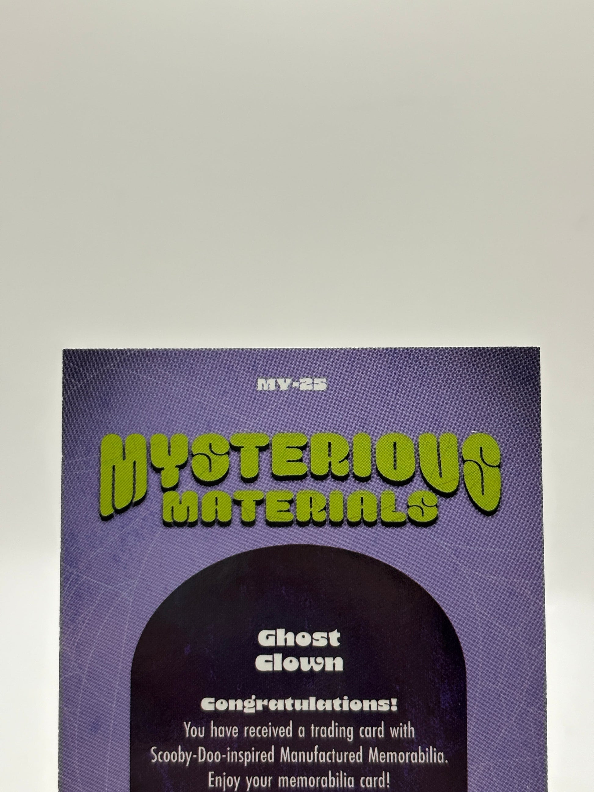 2024 Fleer Scooby Doo - Mysterious Materials Ghost Clown MY-25 FRENLY BRICKS - Open 7 Days