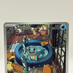 Pokemon TCG Stellar Crown - Squirtle 148/142 Art Rare NM FRENLY BRICKS - Open 7 Days