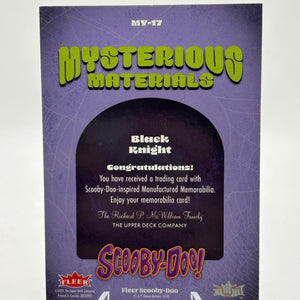 2024 Fleer Scooby Doo - Mysterious Materials Black Knight MY-17 FRENLY BRICKS - Open 7 Days