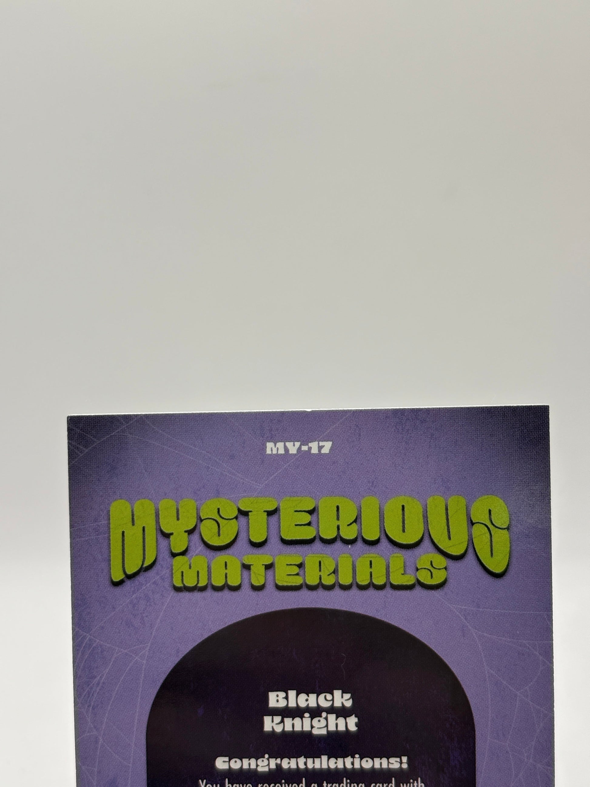 2024 Fleer Scooby Doo - Mysterious Materials Black Knight MY-17 FRENLY BRICKS - Open 7 Days