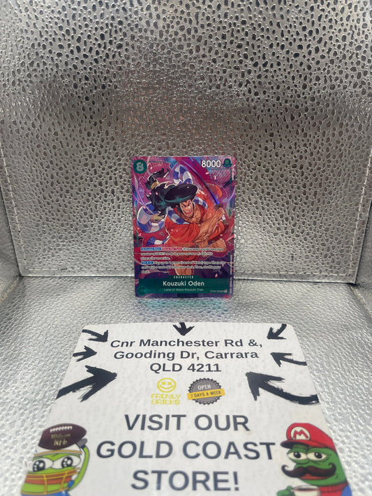 One Piece TCG Kouzuki Oden Alt Art OP02-030 ENG NM FRENLY BRICKS - Open 7 Days