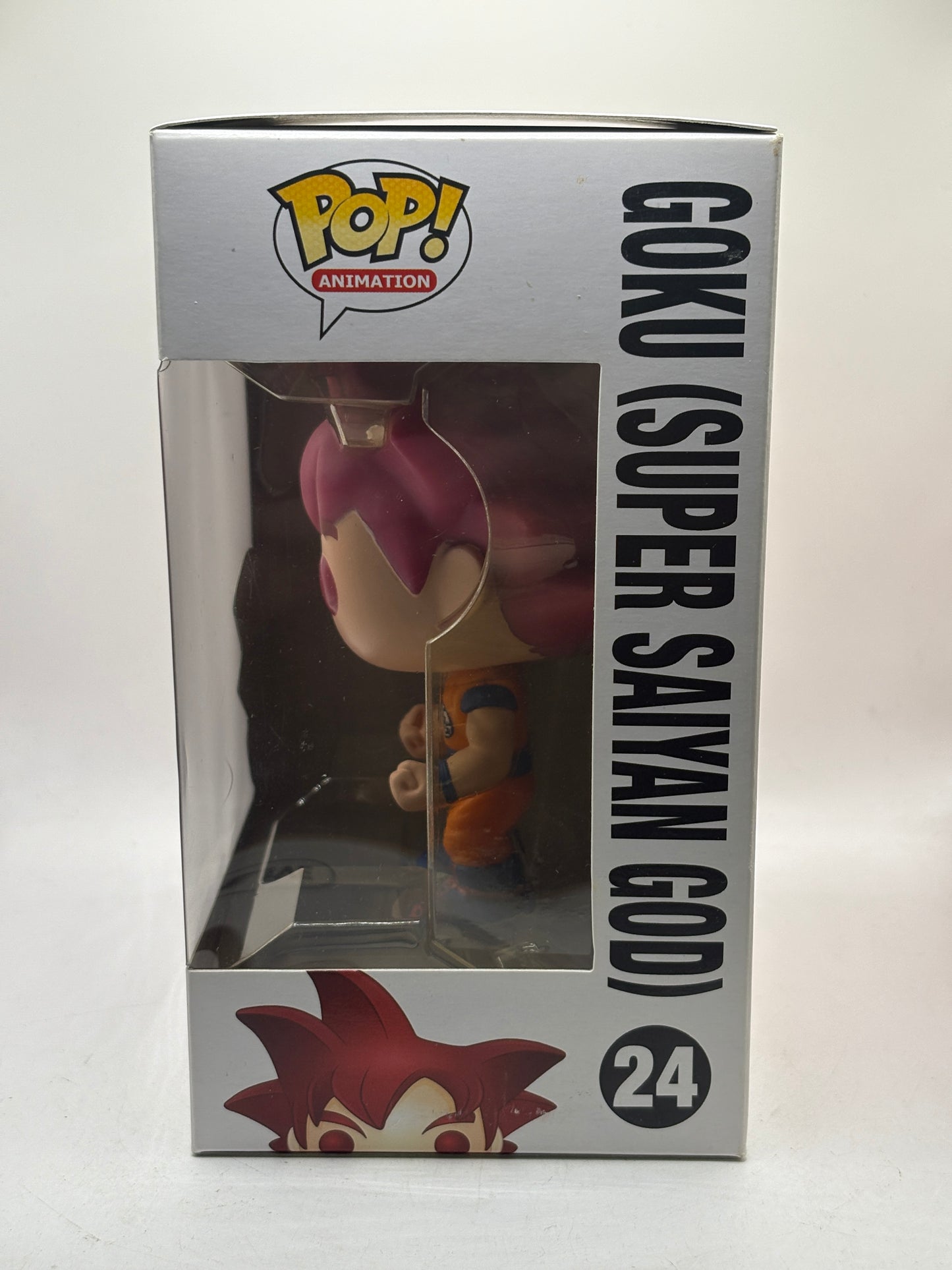 Funko POP! Animation Dragon Ball Z #24 Goku (Super Saiyan God) Vinyl Figure image 8