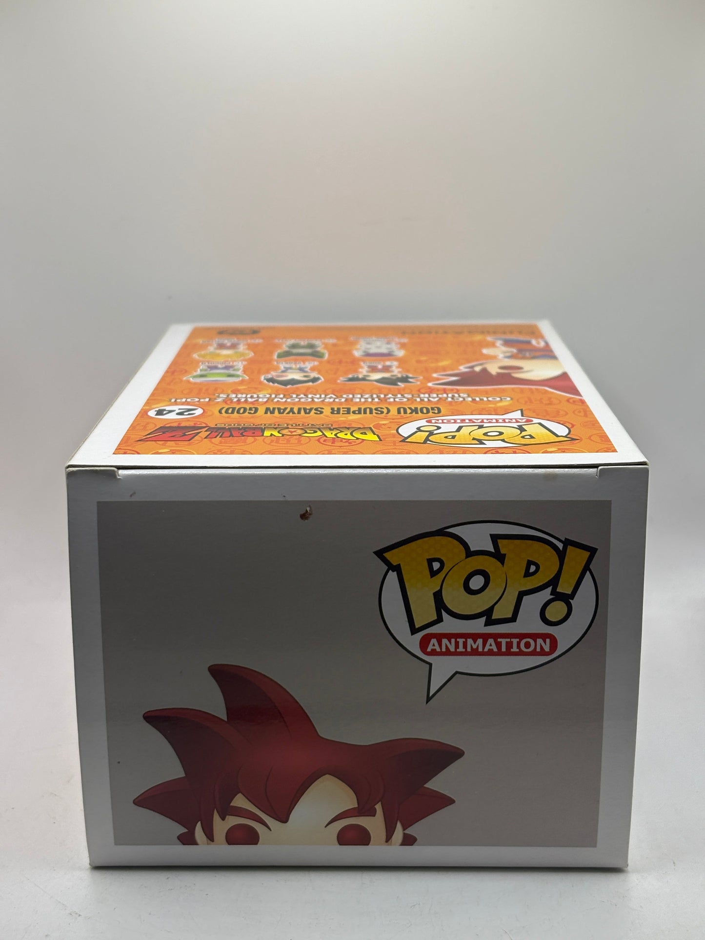Funko POP! Animation Dragon Ball Z #24 Goku (Super Saiyan God) Vinyl Figure image 5