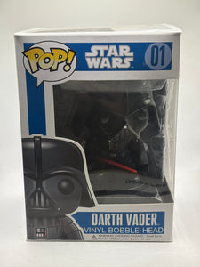 Funko POP! Star Wars #01 Darth Vader 2012 Release BIG TEXT
