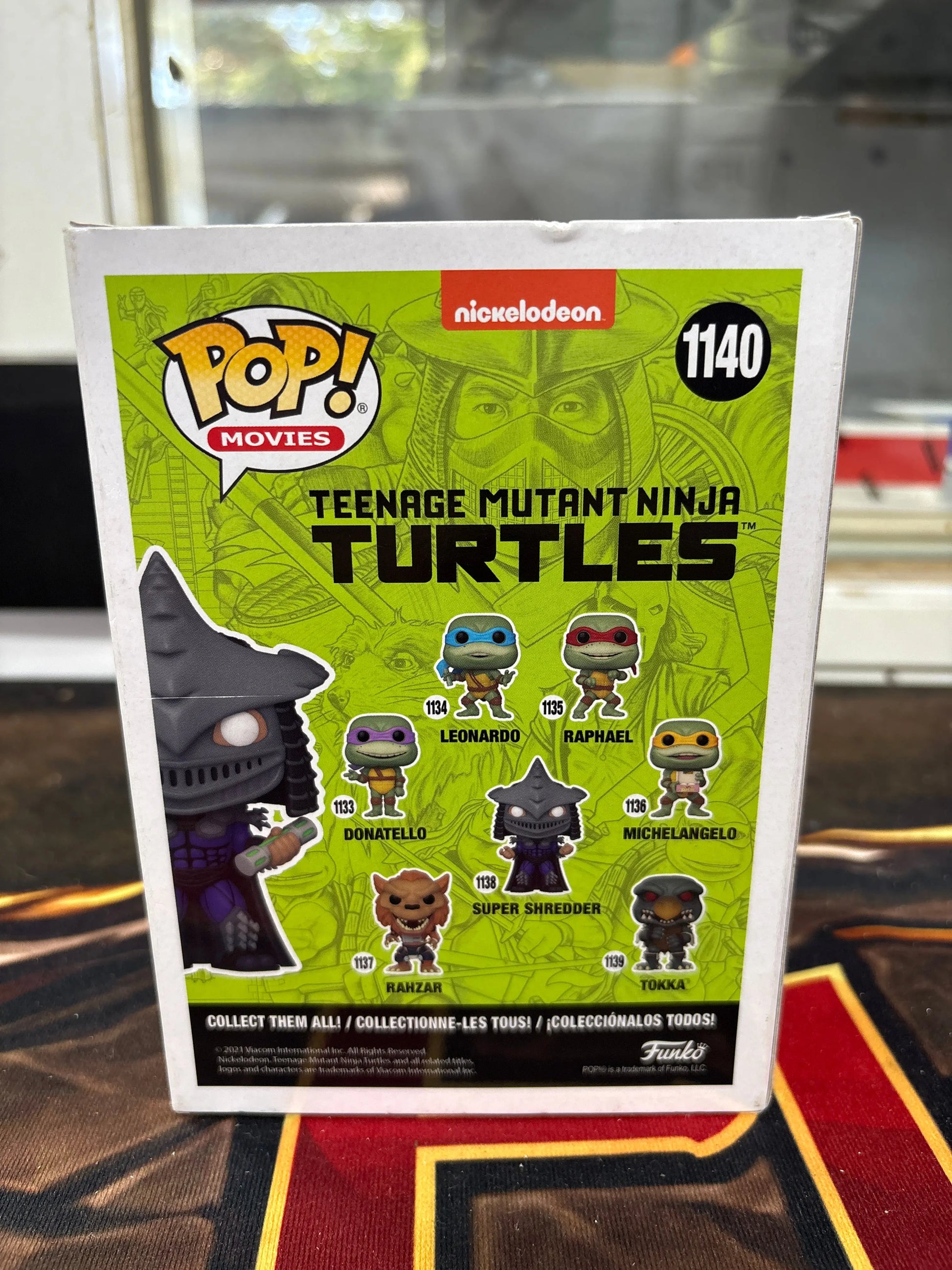 Funko Pop TMNT Shredder Weapon 1140 GITD Funko Shop Exclusive Glow FRENLY BRICKS - Open 7 Days