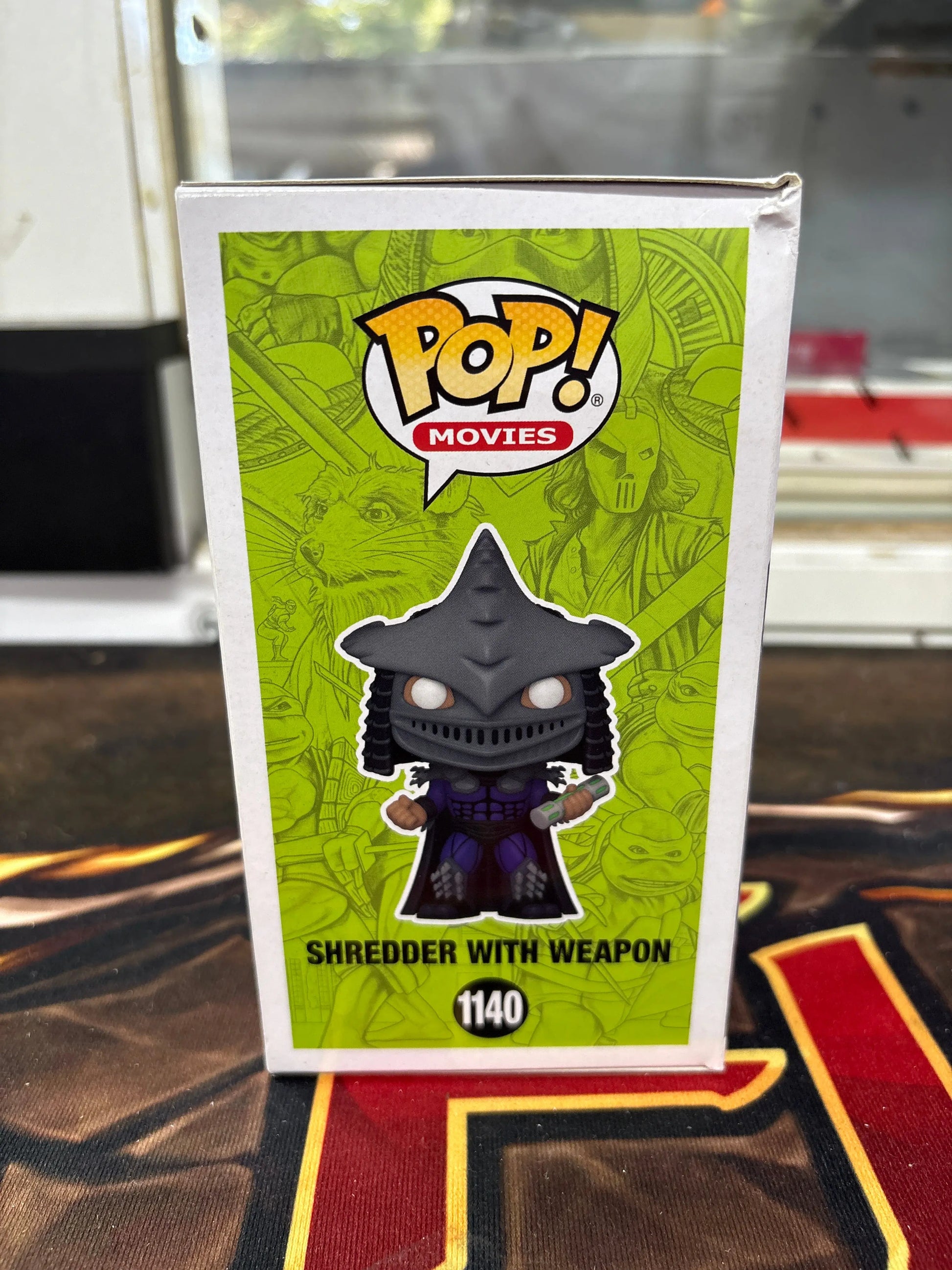 Funko Pop TMNT Shredder Weapon 1140 GITD Funko Shop Exclusive Glow FRENLY BRICKS - Open 7 Days