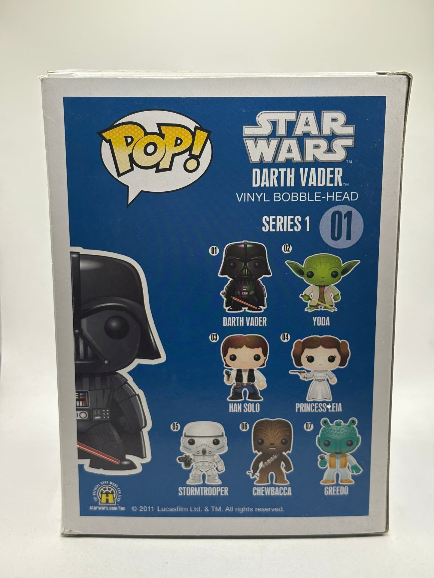 Funko POP! Star Wars #01 Darth Vader 2012 Release BIG TEXT image 3
