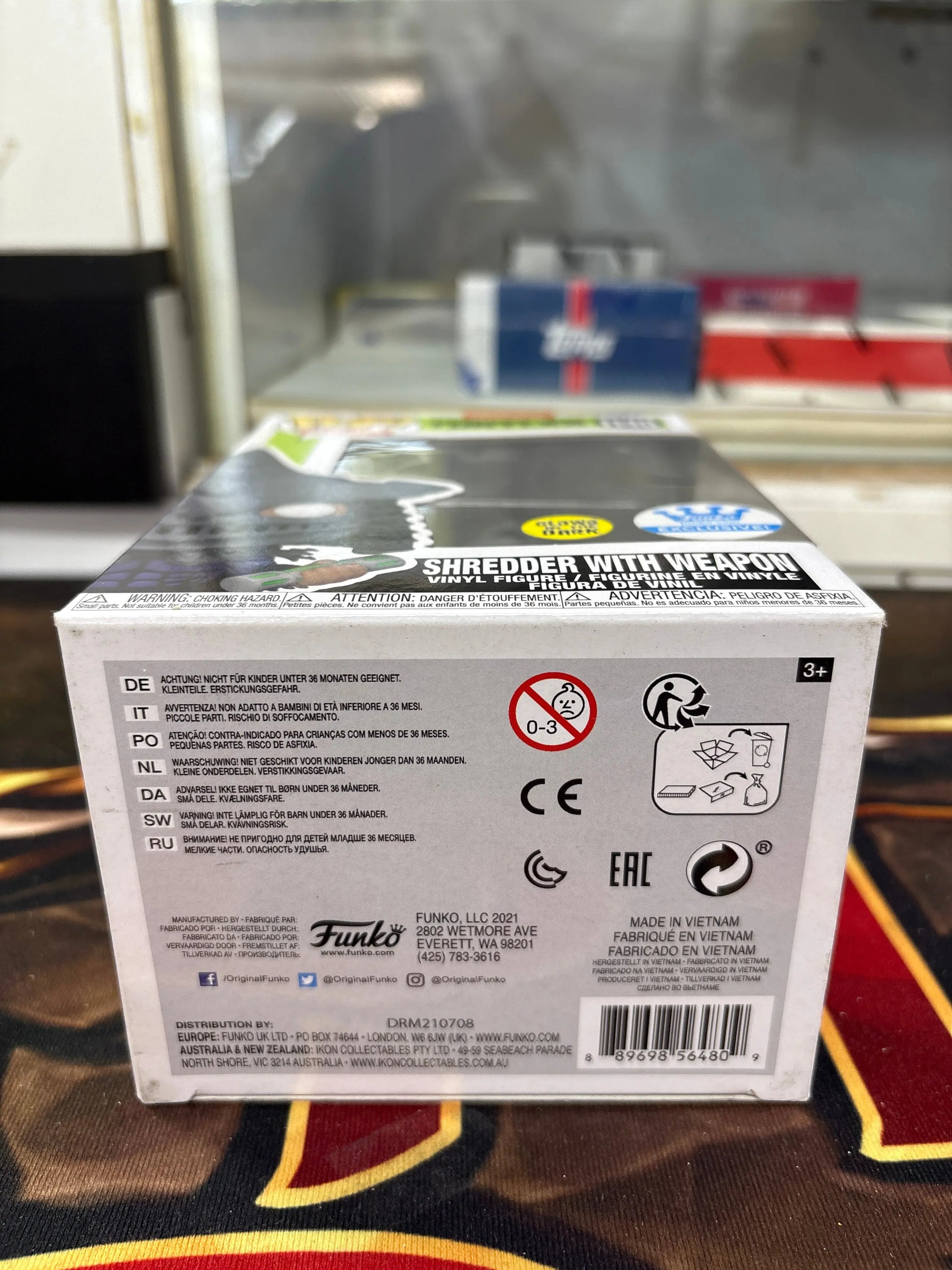 Funko Pop TMNT Shredder Weapon 1140 GITD Funko Shop Exclusive Glow FRENLY BRICKS - Open 7 Days