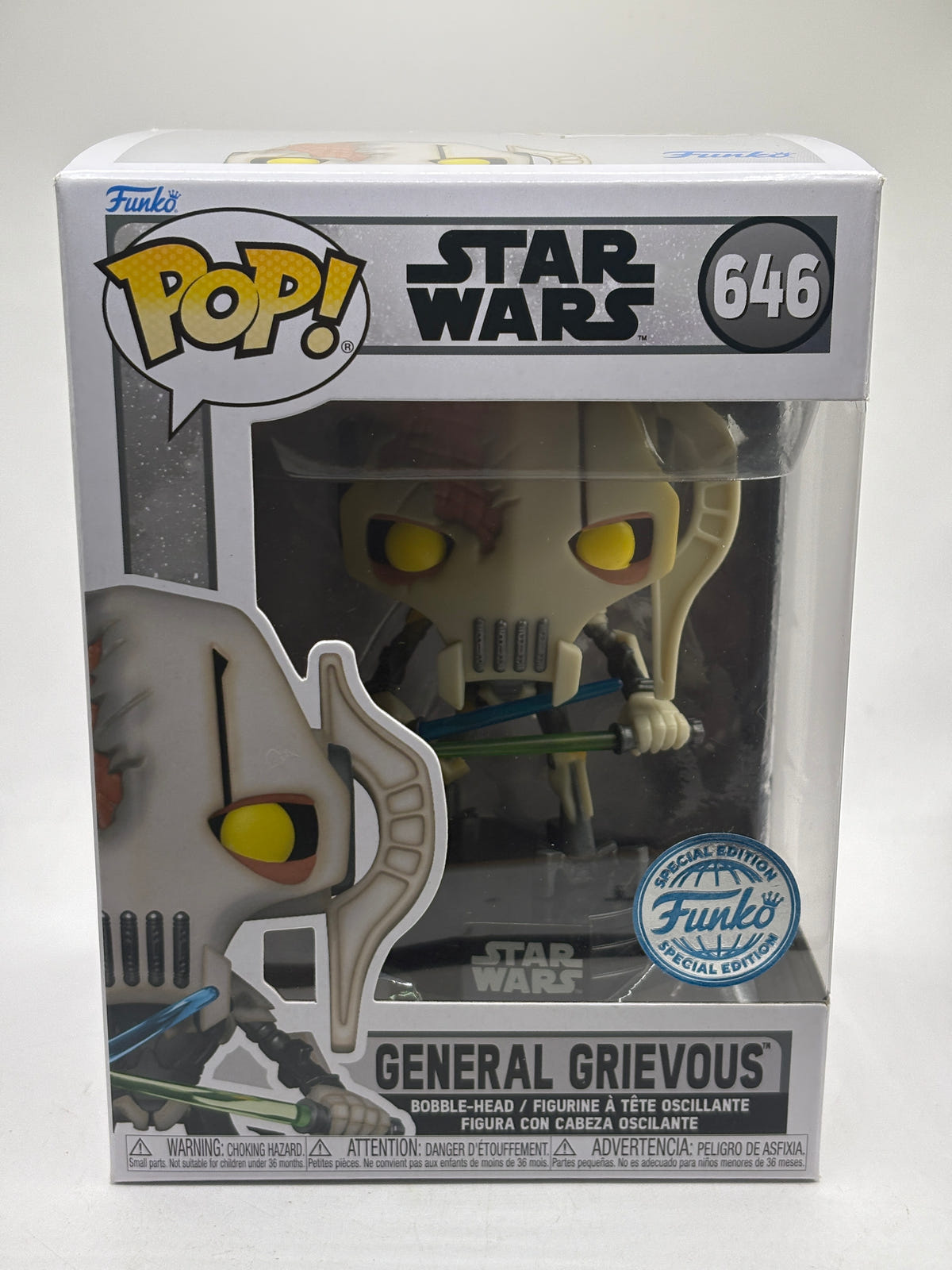 Funko POP! Star Wars #646 General Grievous Special Edition Bobble-Head image 1