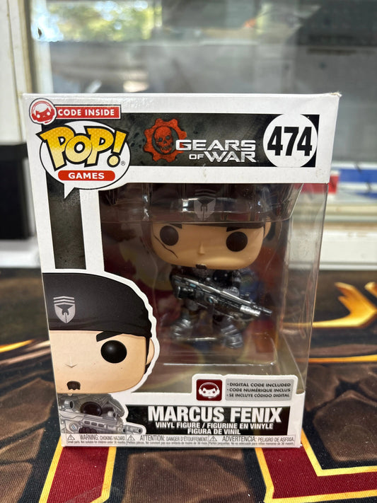 Funko Pop! Gears of War Marcus Fenix # 474 Vinyl Figure FRENLY BRICKS - Open 7 Days