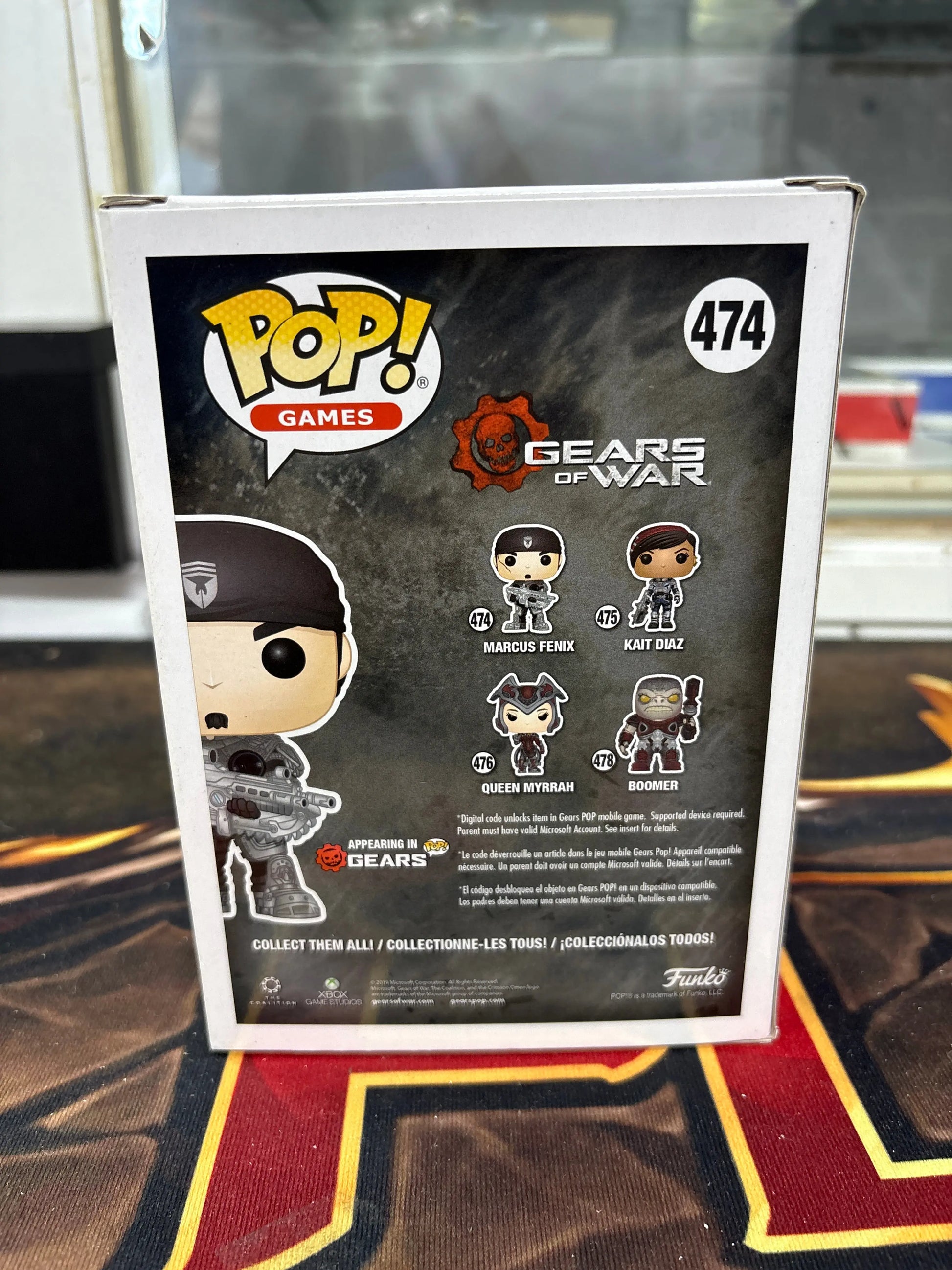 Funko Pop! Gears of War Marcus Fenix # 474 Vinyl Figure FRENLY BRICKS - Open 7 Days