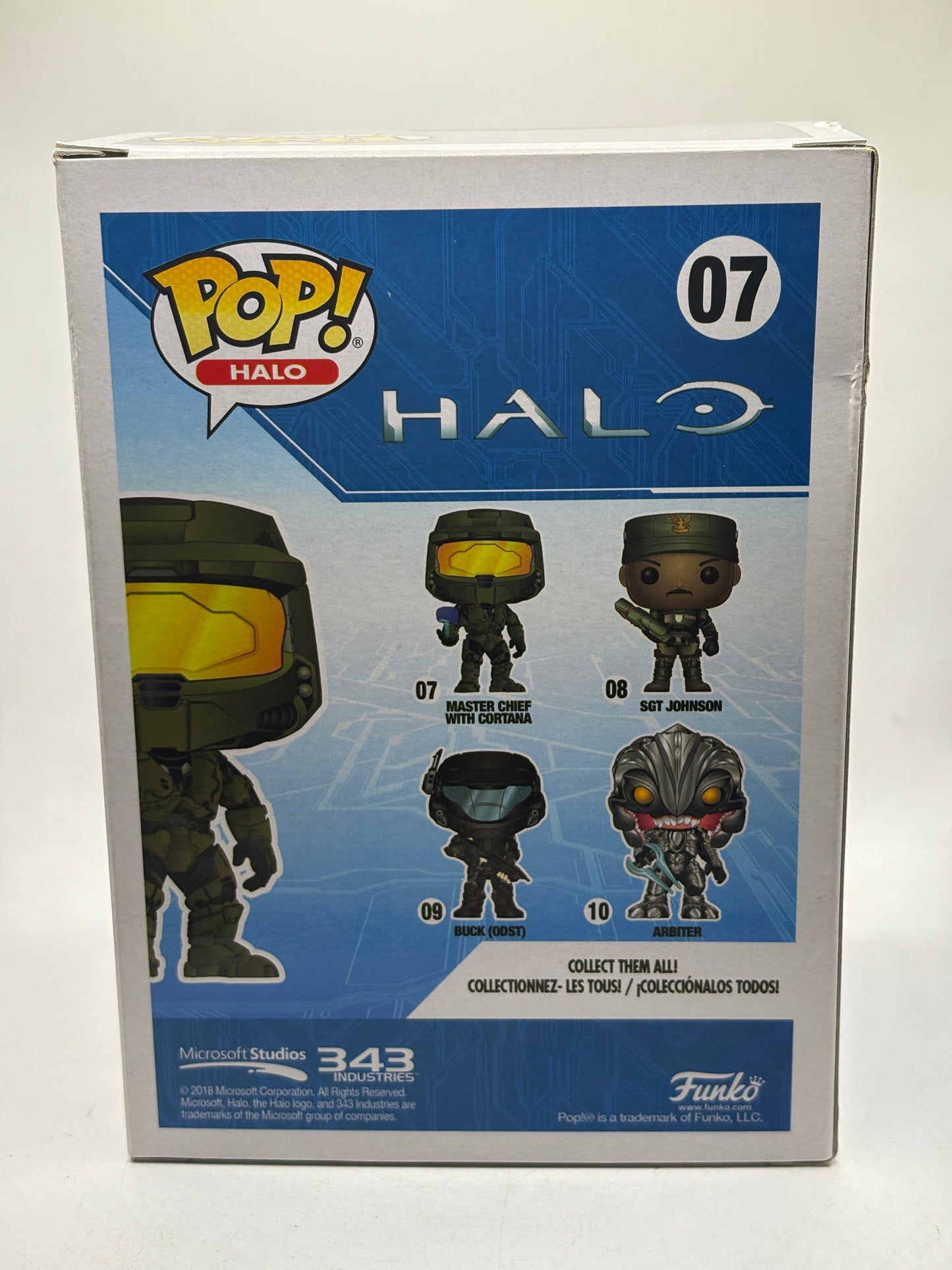 Funko POP! Halo #07 Master Chief with Cortana Vinyl Figure image 3