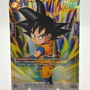 Dragon Ball Super Fusion World - Son Goku (Mini) : DA FB04-012 SR* Alt Art FRENLY BRICKS - Open 7 Days