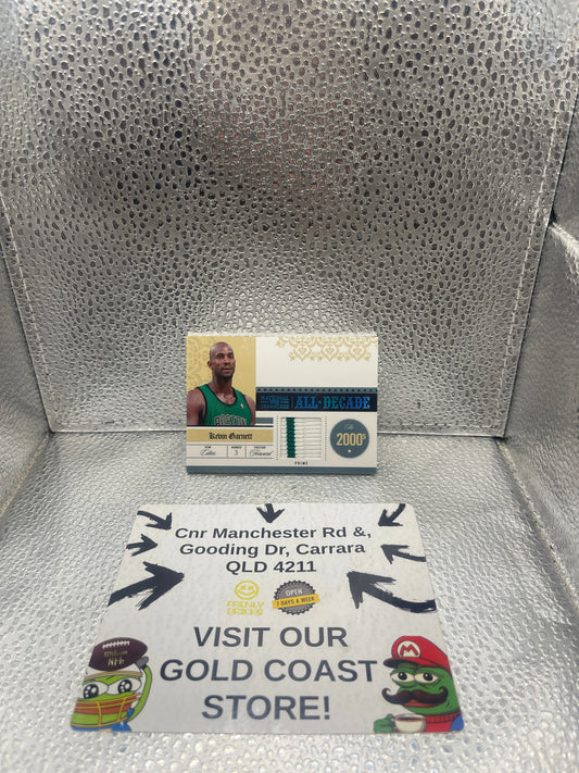 2010 National Treasures All Decade 5/ 25 Kevin Garnett Patch Jersey FRENLY BRICKS - Open 7 Days