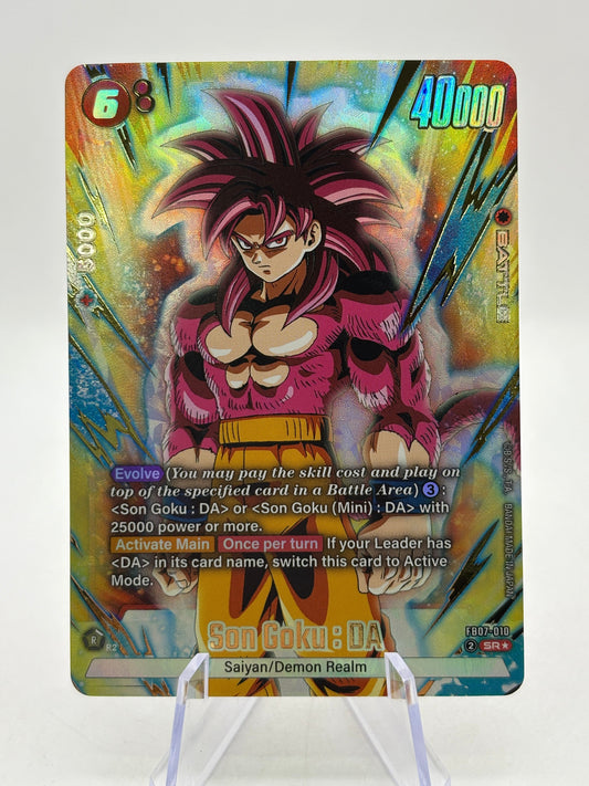 Dragon Ball Super Fusion World - Son Goku : DA FB07-010 SR* Alt Art FRENLY BRICKS - Open 7 Days