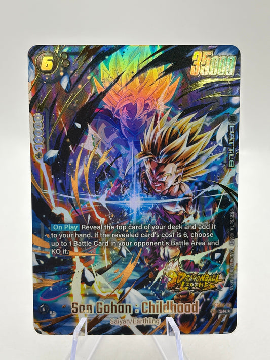 Dragon Ball Super Fusion World - Son Gohan : Childhood FS09-10 SR Alt Art FRENLY BRICKS - Open 7 Days