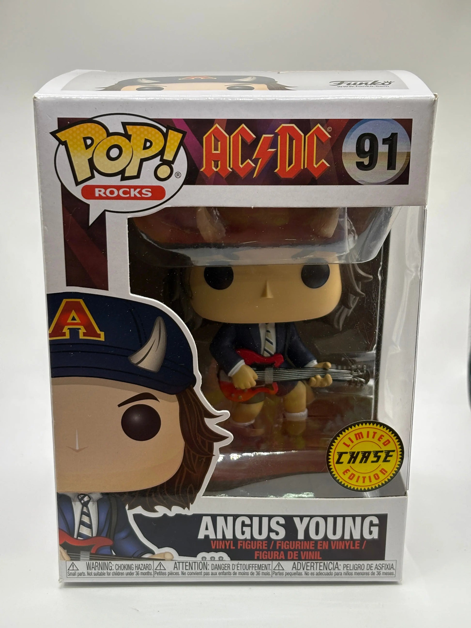Funko POP! Rocks ACDC #91 Angus Young Limited Chase Edition FRENLY BRICKS - Open 7 Days