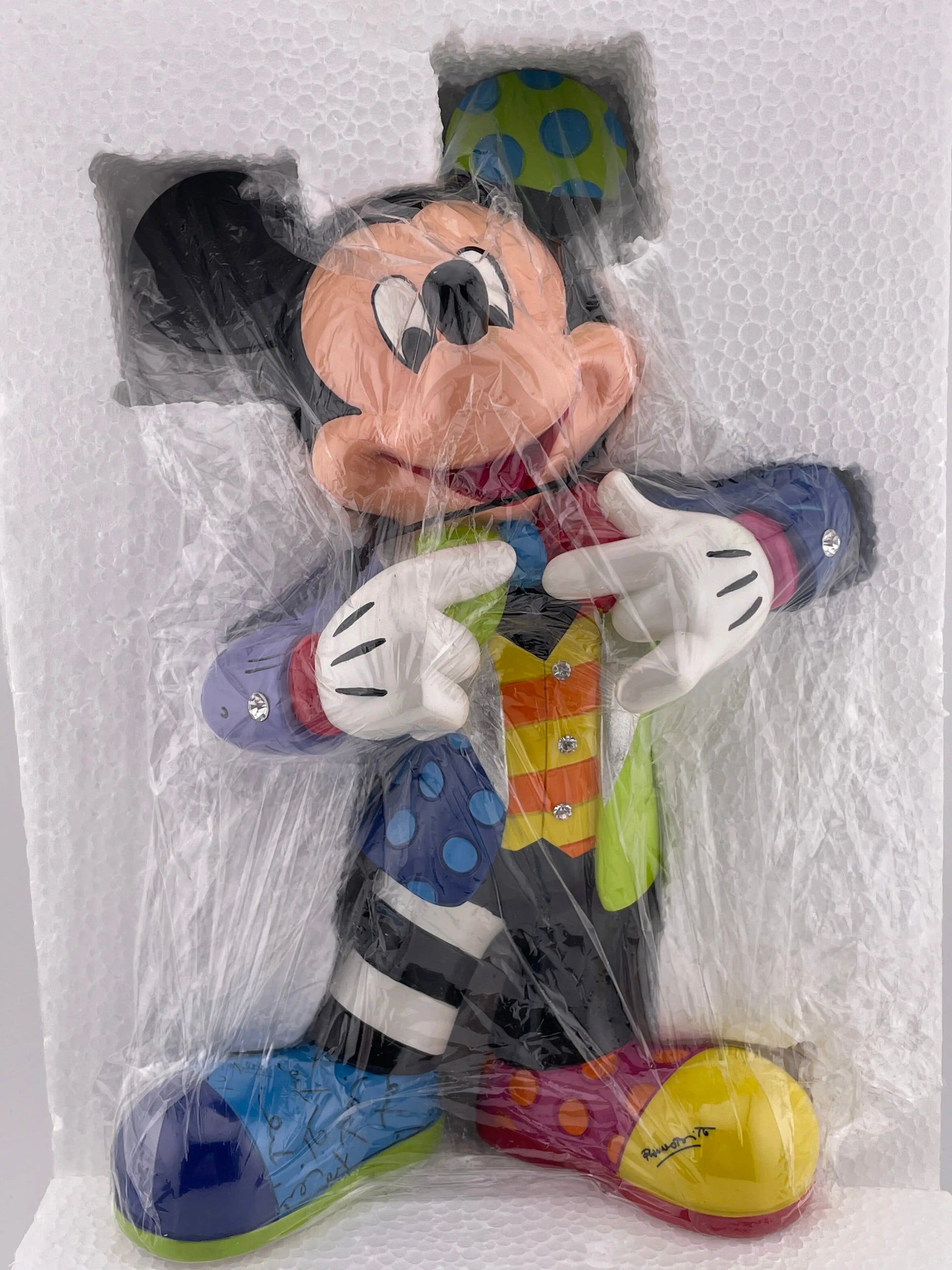 Disney’s Character Porcelain Showcase Britto Mickey Bling lrg NIB +combinedshipping FRENLY BRICKS - Open 7 Days
