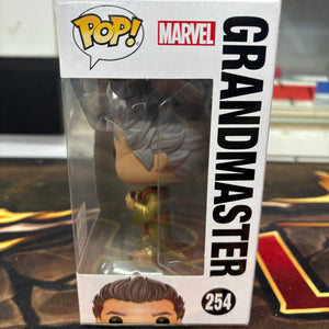 Funko Pop! Marvel: Thor Ragnarok Grandmaster Figure - Fall Conv (Exclusive) #254 FRENLY BRICKS - Open 7 Days