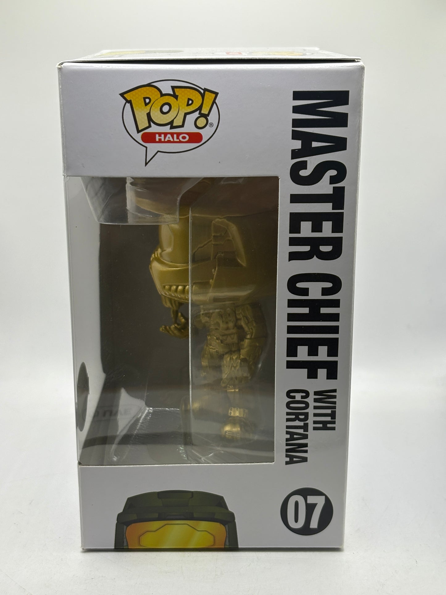 Funko POP! Halo #07 Master Chief with Cortana Special Edition Gold Vinyl Figure image 8