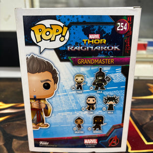 Funko Pop! Marvel: Thor Ragnarok Grandmaster Figure - Fall Conv (Exclusive) #254 FRENLY BRICKS - Open 7 Days