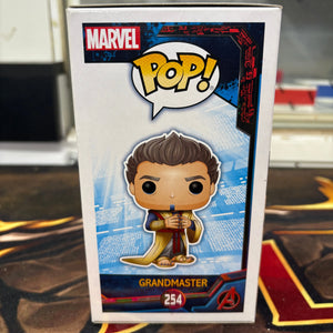 Funko Pop! Marvel: Thor Ragnarok Grandmaster Figure - Fall Conv (Exclusive) #254 FRENLY BRICKS - Open 7 Days