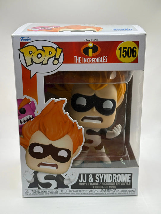 Funko POP! Movies The Incredibles #1506 JJ & Syndrome FRENLY BRICKS - Open 7 Days