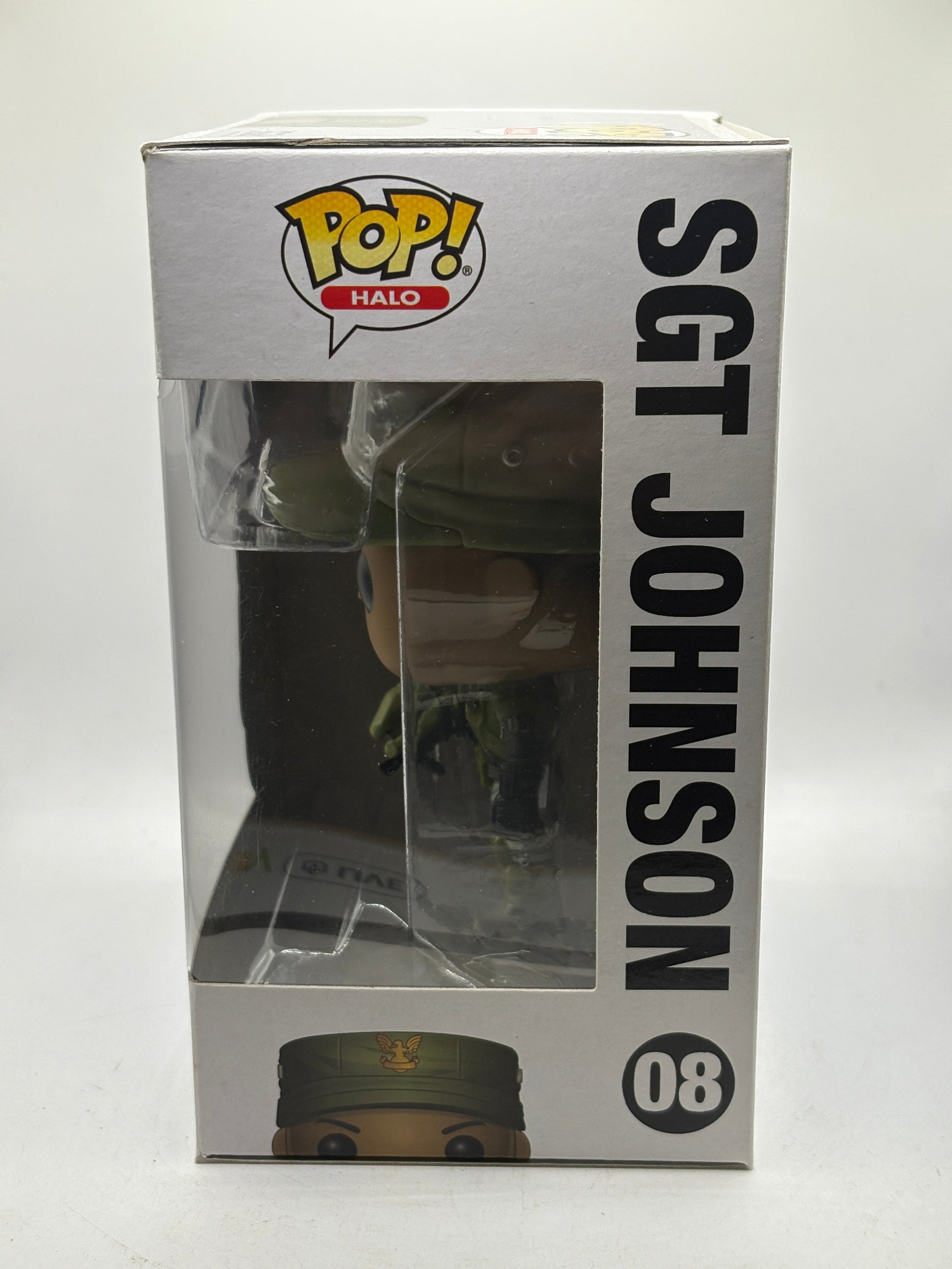 Funko POP! Halo #08 Sgt Johnson Vinyl Figure Video Game image 2 image 2