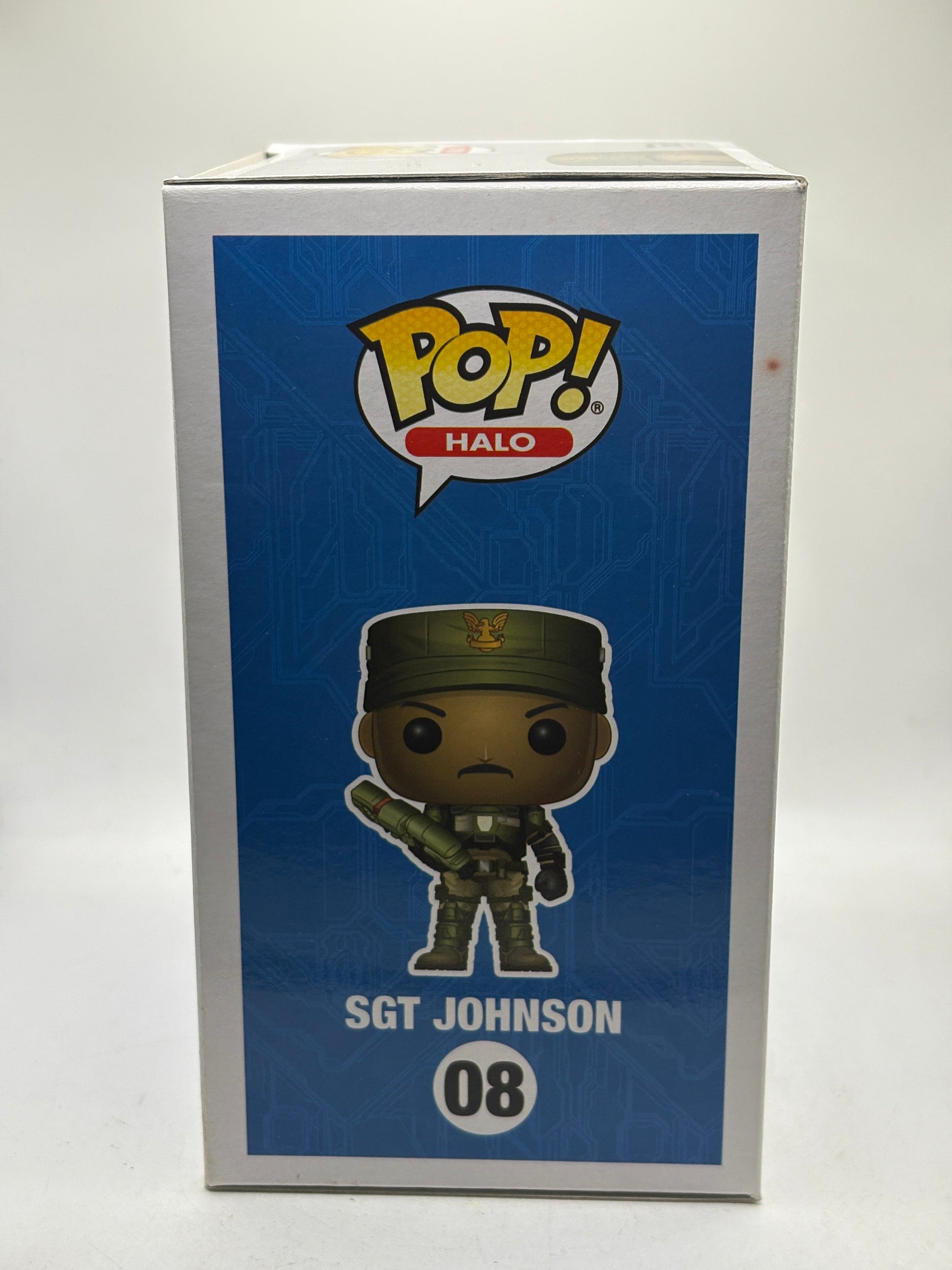 Funko POP! Halo #08 Sgt Johnson Vinyl Figure Video Game image 4 image 4
