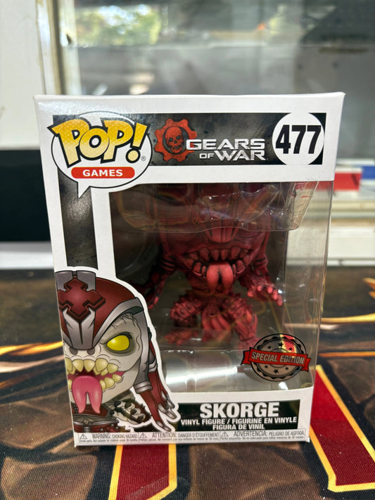 Funko POP! Games: Gears of War #477 (Red) Skorge Vinyl Figure SE FRENLY BRICKS - Open 7 Days
