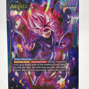Dragon Ball Super Fusion World - Goku Black FB01-035 Leader Alternate Art FRENLY BRICKS - Open 7 Days